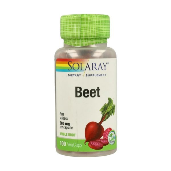 Remolacha (Beet) - 100 cáps. vegt. - Solaray
