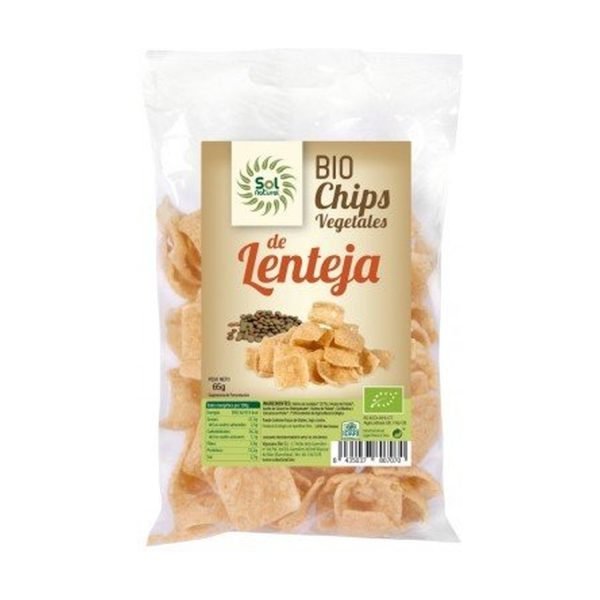 Chips de Lentejas Bio (65 gr) - Sol Natural