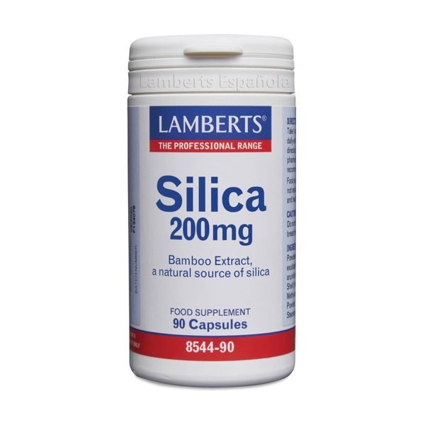 Silicio 200 mg más de 90% de Silicio Orgánico de Goma de Bambú - Lamberts