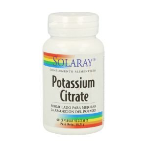 Citrato de Potasio 60 cáps. vegt. – Solaray
