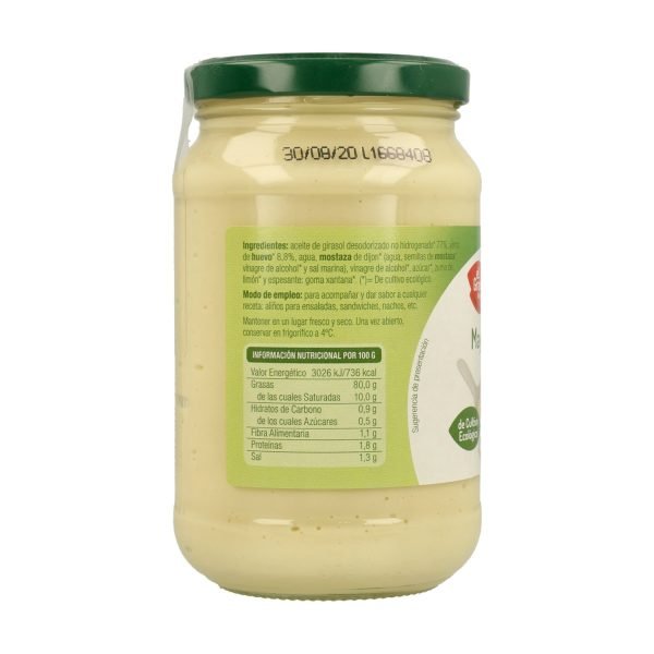 Mayonesa BIO - 340 gr. - El Granero Integral - Imagen 2
