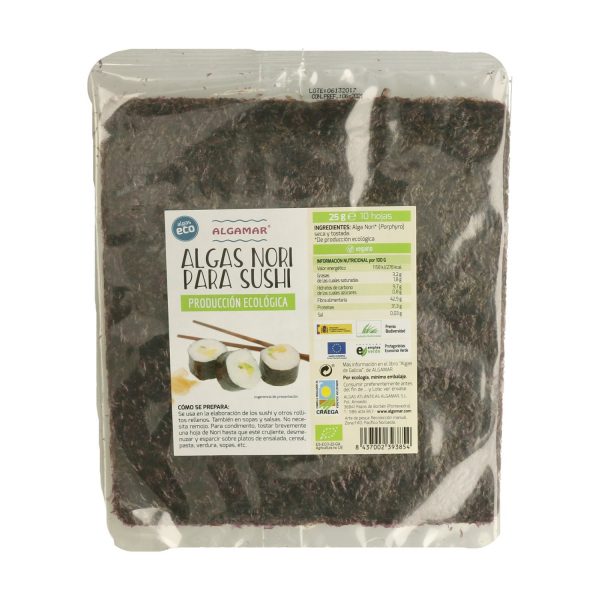 Algas Nori para Sushi - Algamar - Imagen 2