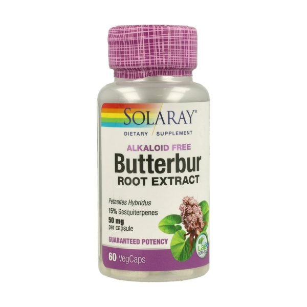 Butterbur (Petasita) 60 cáps. vegt. - Solaray