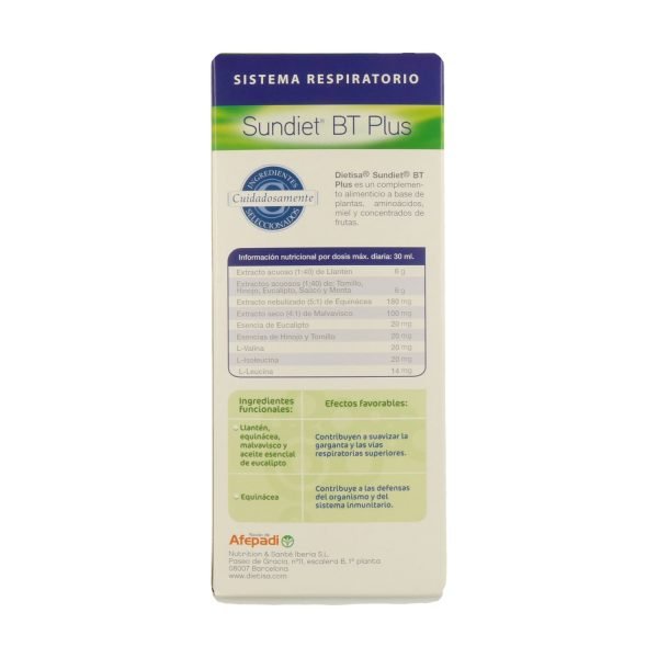 Sundiet Bt Plus (500 ml) - Dietisa - Imagen 2