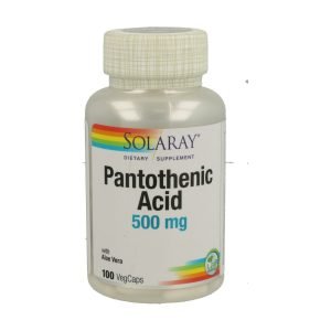 Pantothenic Acid (100 cáps) – Solaray