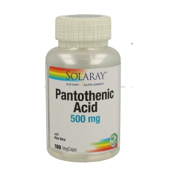 Pantothenic Acid (100 cáps) - Solaray