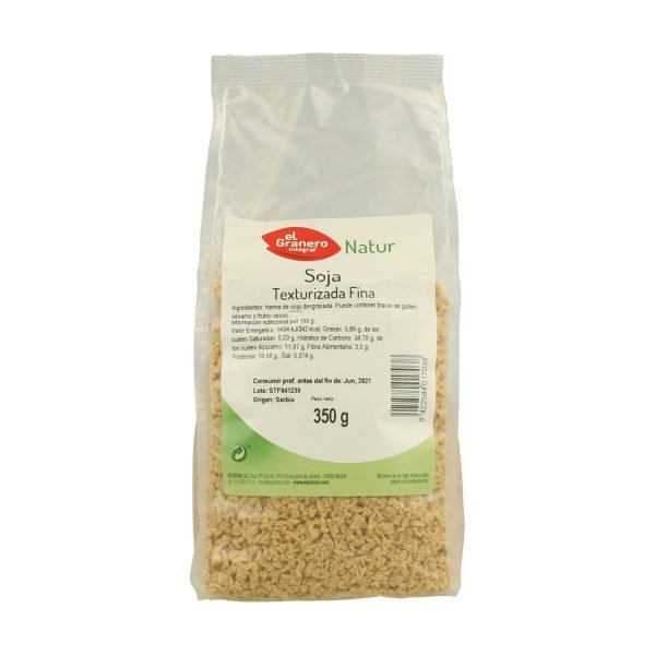 Soja texturizada fina - 350 gr. - El Granero Integral