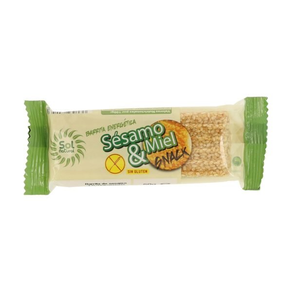 Barrita de Sésamo y Miel Sin Gluten - Sol Natural