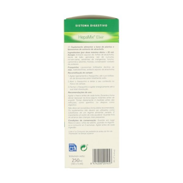 Jarabe Hepamix (250 ml) - Dietisa - Imagen 2