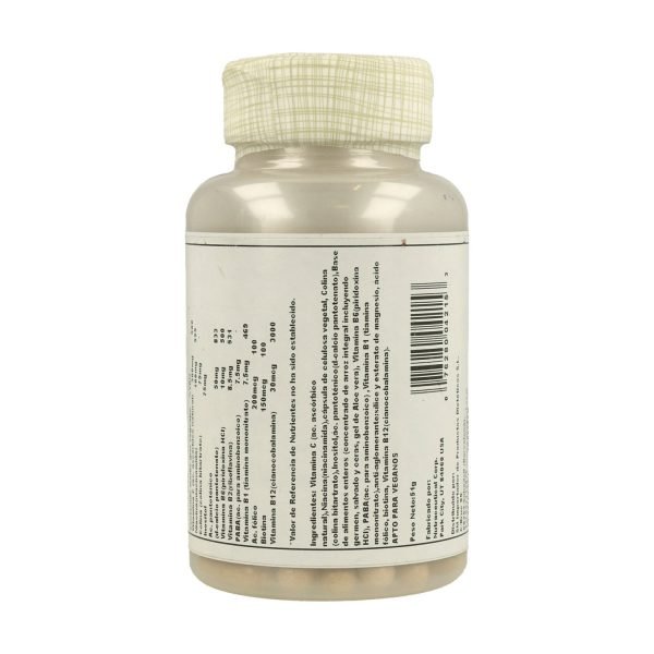 Nutritionally Balanced B-Stress - 100 cáps. - Solaray - Imagen 2
