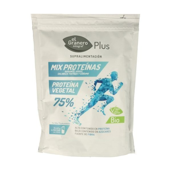 Mix Proteínas (Guisante, Arroz, Calabaza Tostada y Cáñamo) Bio (200gr)- El Granero Integral - Imagen 2