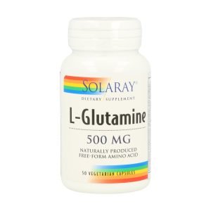 L-Glutamine – 50 cáps. vegt. – Solaray