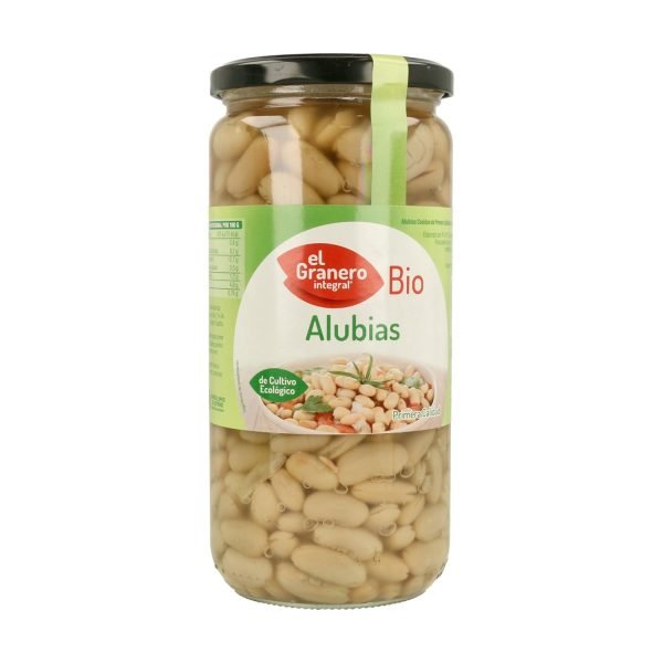 Alubias Blancas Cocidas Bio (660gr) - El Granero Integral