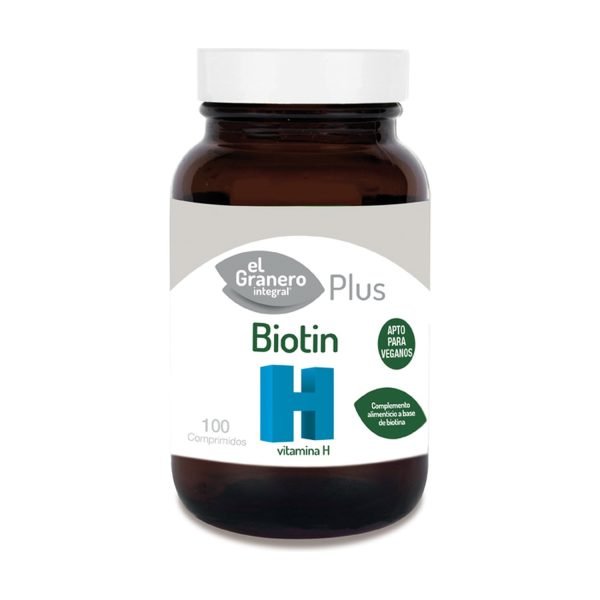 Biotin (Biotina Vitamina H) (100 comp) - El Granero Integral
