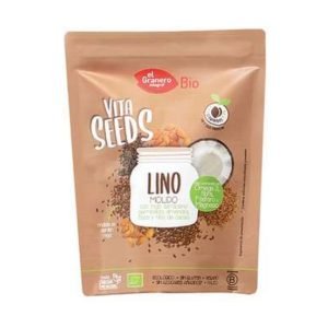 Vitaseeds Lino Molido con Trigo Sarraceno, Nibs de Cacao y Almendras Bio – El Granero Integral