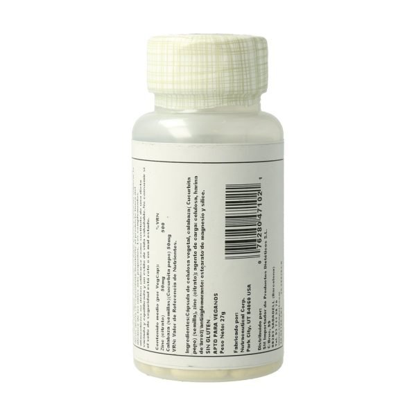 Zinc Citrate - 60 cáps. vegt. - Solaray - Imagen 2