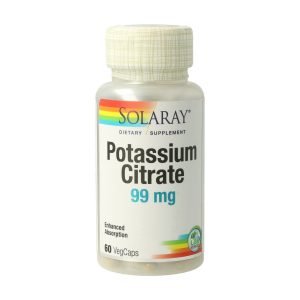 Citrato de Potasio 60 cáps. vegt. – Solaray