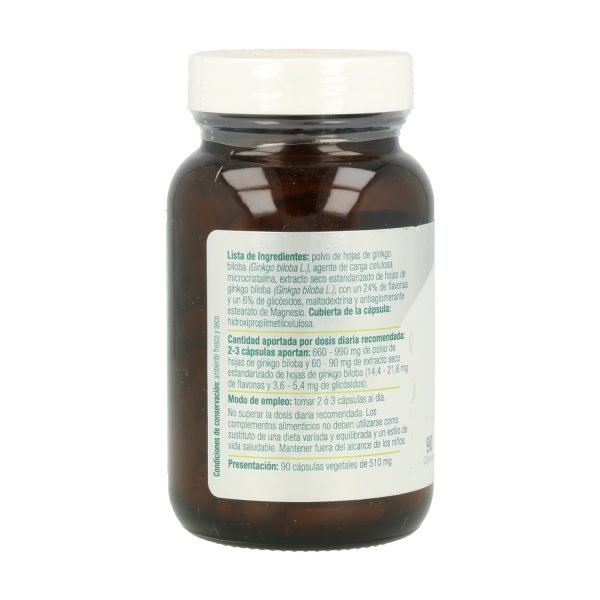 Ginkgo Biloba Plus (90 cáps) - El Granero Integral - Imagen 2