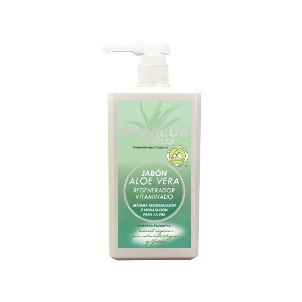 JABÓN DE ALOE VERA REGENERADOR VITAMINADO COMPLEX (1000 ML) - Shova.De