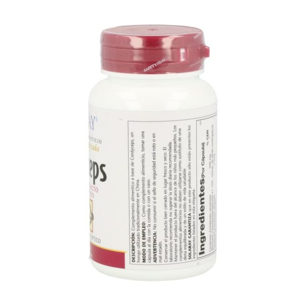Cordyceps - 60 cáps. vegt. - Solaray - Imagen 2