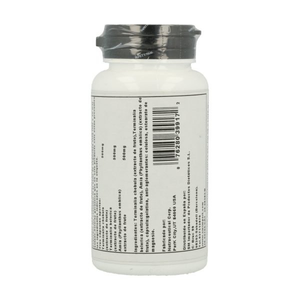Triphala - 90 cáps. vegt. - Solaray - Imagen 2