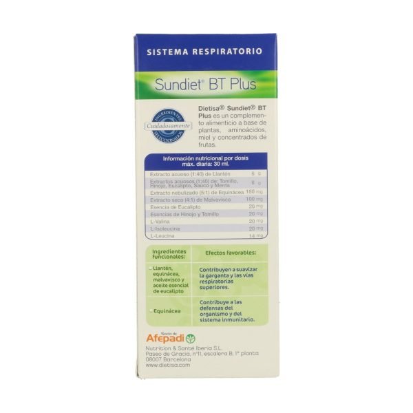 Sundiet Bt Plus (250 ml)  - Dietisa - Imagen 2