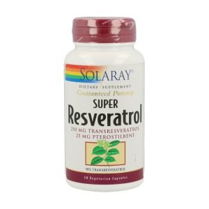 Super Resveratrol – 30 cáps. vegt. – Solaray