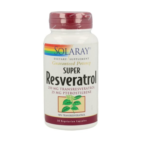 Super Resveratrol - 30 cáps. vegt. - Solaray