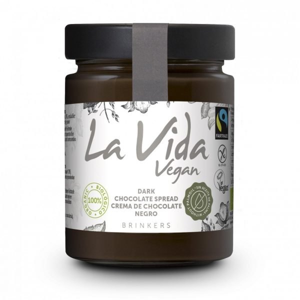 Crema de chocolate con avellanas vegana (600gr) - La Vida Vegan