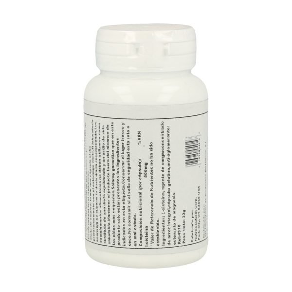 L-Cysteine - 30 cáps. - Solaray - Imagen 2