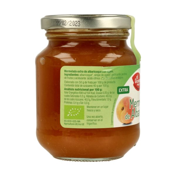 Mermelada de Albaricoque Bio - 300 gr - El Granero Integral - Imagen 2