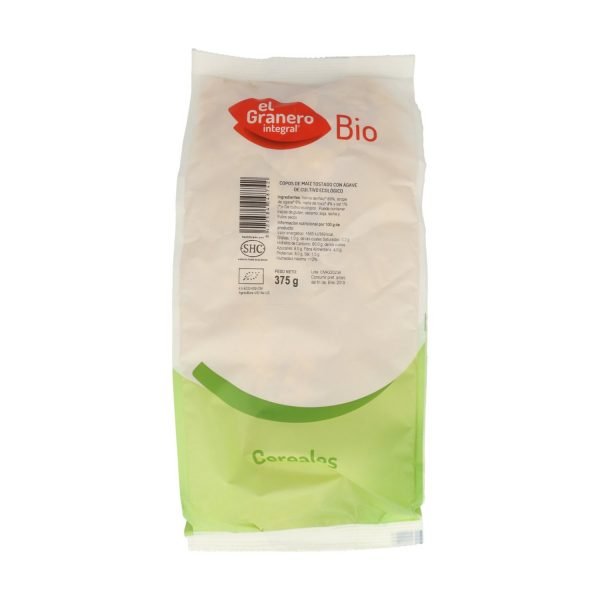 Copos de Maíz Tostado con Agave Bio - El Granero Integral - Imagen 2