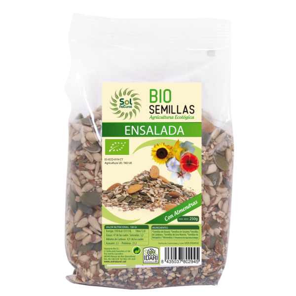 Mix de Semillas para Ensaladas Bio (250 gr) - Sol Natural