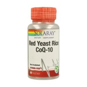 Red Yeast Rice CoQ-10 – 60 cáps. vegt. – Solaray