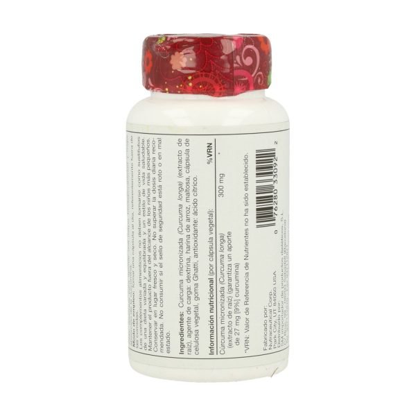 Super Bio Turmeric - 30 cáps. vegt. - Solaray - Imagen 2