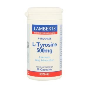 L-Tirosina 500 mg en forma libre. Aminoácido no esencial – Lamberts