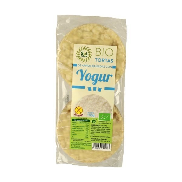 Tortas Arroz con Yogurt Natural - Sol Natural