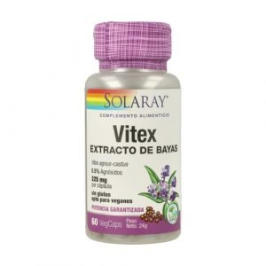 Vitex Agnus Castus (Sauzgatillo) – 60 cáps. vegt. – Solaray
