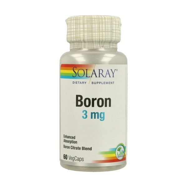 Citrate Boron 60 cáps. vegt. - Solaray