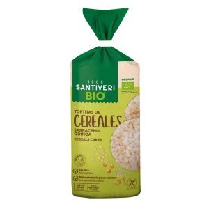 Tortitas de Cereales con Trigo Sarraceno y Quinoa Bio S/Gluten – Santiveri