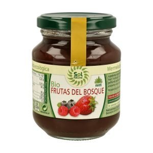 Mermelada de Frutas del Bosque sin Azúcar Bio (330 gr) – Sol Natural