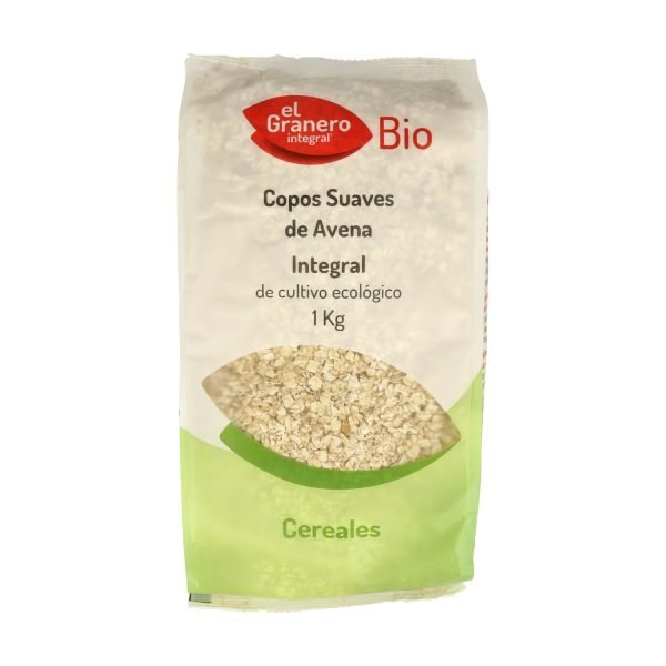 Copos suaves de avena integral Bio (1 kg) - El Granero Integral - Imagen 2