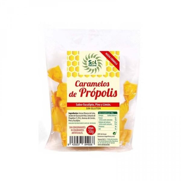 Caramelos de própolis (50 gr) - Sol Natural