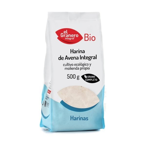 Harina De Avena Integral BIO (500 gr) - El Granero Integral