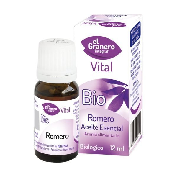 Aceite Esencial de Romero Bio  (12ml) - El Granero Integral