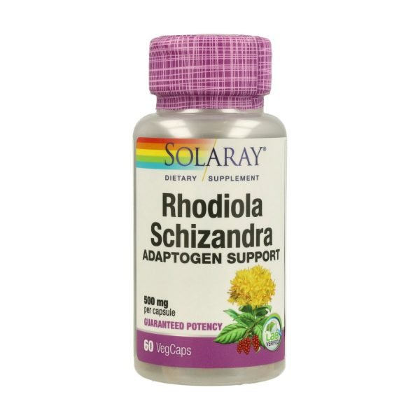 Schizandra & Rhodiola - 60 cáps. vegt. - Solaray