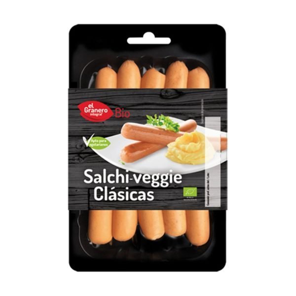 Salchichas vegetarianas Clásicas Bio - 5x40 gr. - El Granero Integral