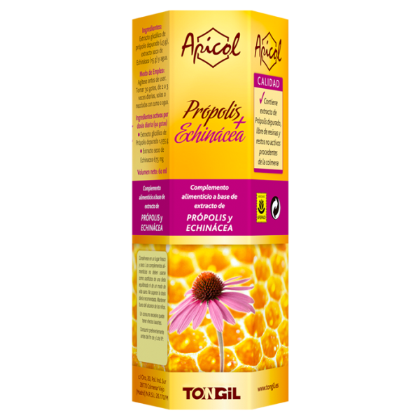 APICOL PROPOLIS+ECHINACEA (60 ML) - Tongil