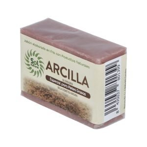 Jabón Pastilla Arcilla Acné – Sol Natural