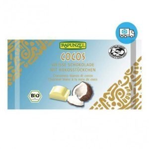 Snack de chocolate blanco con coco (100g) – Rapunzel
